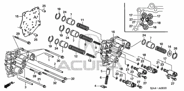 AT Accumulator Body for 2006 Acura RL #0