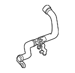 C2Z18115 - Belts &amp; Cooling: Radiator Coolant Hose for Jaguar Image
