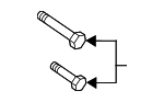 N10672001 - Exhaust: Plate Bolt for Audi Image