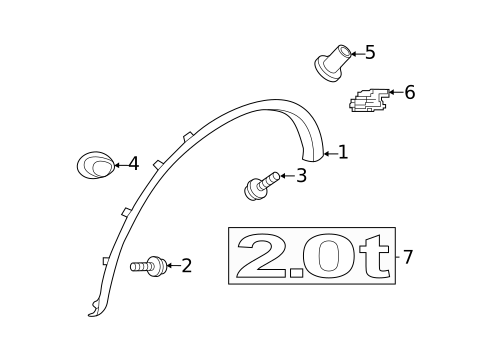 Exterior Trim - Fender for 2010 INFINITI FX50 #1