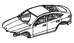 2546004000 - : Vehicle Body Shell for Mercedes-Benz Image