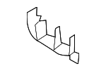 99110672002 - Cooling System: Rear Support for Porsche Image