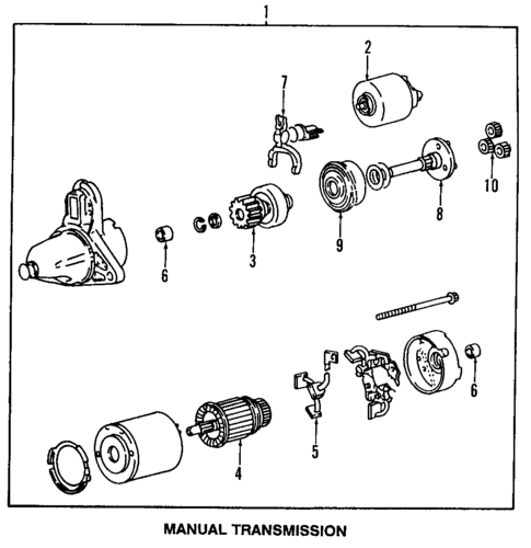 Starter for 1993 Mazda RX-7 #0