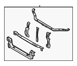 MN133539 - Body: Radiator Support for Mitsubishi: Outlander Image