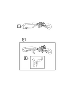 68799860AA - Air Conditioners and Heaters: Heater Hose Hose Kit for Mopar Image
