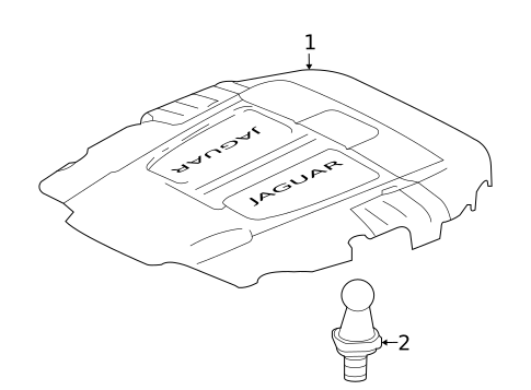 Engine Appearance Cover for 2013 Jaguar XKR #0