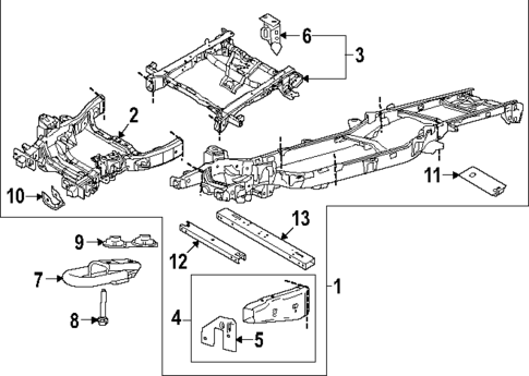 Frame & Components for 2023 Ford F-150 Lightning #0
