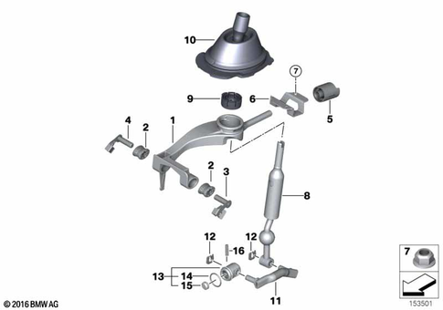 Gearshift Manual Transmission for 2007 BMW 335i #0