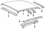 F24Y5450202A - Body: Roof Panel for Mercury: Sable Image