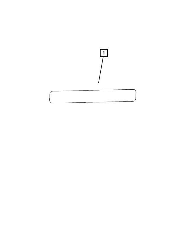 4894640AA - Labels: Door Glass Label for Mopar Image image