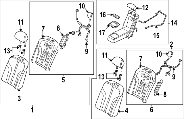 89460JI300EV8 - Body: Seat Back Cover for Hyundai Image