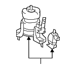 123600P120 - Engine: Front Mount for Toyota: Sienna Image