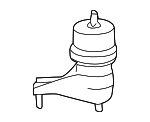 123720P010 - Engine: Side Mount for Toyota: Avalon, Camry, Highlander, Sienna, Venza Image