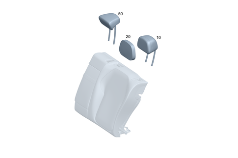 Head Restraint for 2022 Mercedes-Benz EQS AMG #0