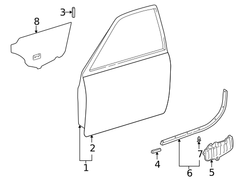 thumbnail interactive-video image 1 of Autostarforus Front Driver Side Door Handle For 1995-2004 Toyota Tacoma – Black Plastic, Direct Fit 1 of 6