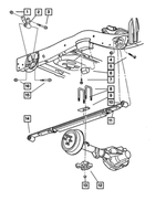 52106744AD - : Rear Leaf Spring for Mopar Image