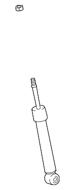 4853080A01 - Suspension: Shock Absorber for Toyota: Prius, Prius AWD-e, Prius Prime Image