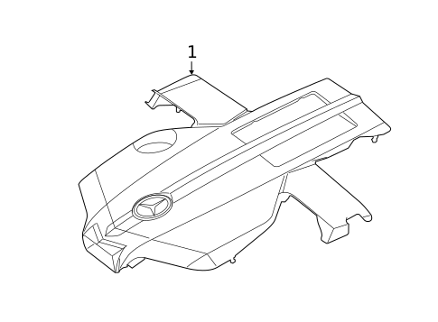 Engine Appearance Cover for 2015 Mercedes-Benz SL400 #0