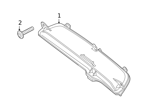 High Mounted Stop Lamp for 2016 Mercedes-Benz B250e #0