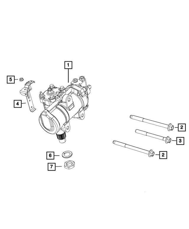 6502720 - Steering: Hex Flange Lock Nut for Mopar Image image