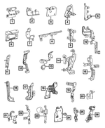 68292497AB - Electrical: Wiring Bracket for Mopar Image