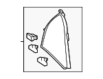 77215T20A01ZA - Body: Side Cover for Honda Image