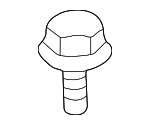 914126008079 - Electrical: Hold Down Bolt for Mercedes-Benz Image