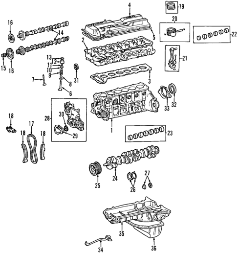 Engine for 1997 Lexus LX450 #0