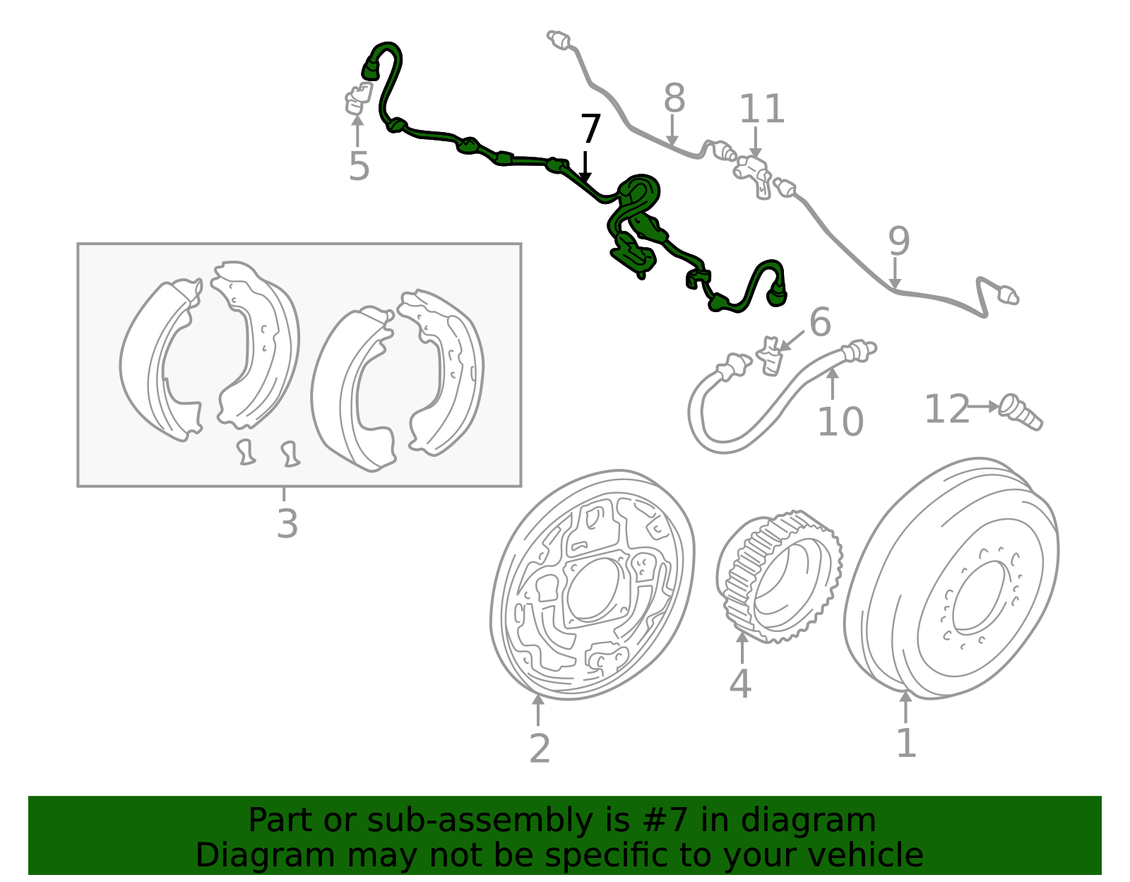 2005-2006 Toyota Tundra ABS Wheel Speed Sensor Wiring Harness 89516 ...