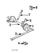 1249146 - Brakes: Drum for Buick: Electra, LeSabre, Regal, Riviera | Cadillac: Eldorado | Chevrolet: Camaro, Caprice, El Camino, Impala, LLV, Monte Carlo, S10, S10 Blazer | GMC: Caballero, Jimmy S15, S15, Sonoma, Syclone | Oldsmobile: 98, Bravada, Custom Cruiser, Cutlass Calais, Cutlass Cruiser, Cutlass Salon, Cutlass Supreme, Delta 88, Toronado | Pontiac: Bonneville, Firebird, Grand Prix, Parisienne, Safari Image