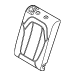 52206994392 - Body: Seat Back Pad for BMW: X3, X4 Image