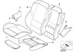 52108226419 - Seats: Thigh Support Upholstery for BMW Image