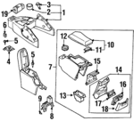 8973028141 - : Cup Holder for Isuzu Image