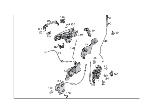 Locking System for 2015 Mercedes-Benz GL350 #0