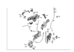 997201335 - Driver Door: Door Lock for Mercedes-Benz: GL350, GL450, GL550, GL63 AMG, GLE300d, GLE350, GLE400, GLE550e, GLE63 AMG, GLS350d, GLS450, GLS550, GLS63 AMG, ML250, ML350, ML400, ML550, ML63 AMG Image