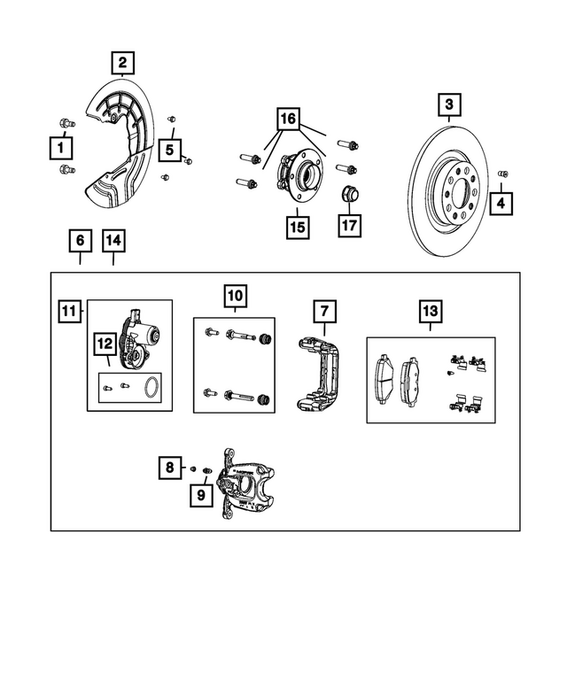 « 68401299AA – Brakes : Frein Ecran, Côté Gauche pour Mopar Image »