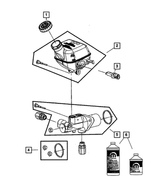 5142504AA - Brakes: Brake Master Cylinder Reservoir for Mopar Image image