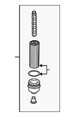 2781800009 - Maintenance &amp; Lubrication: Engine Oil Filter Element for Mercedes-Benz Image