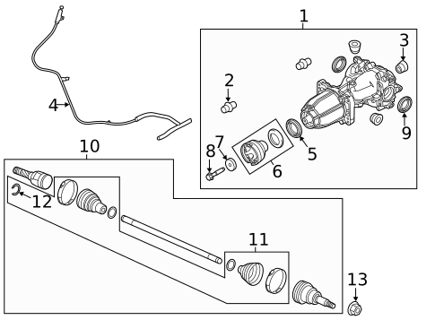 Axle Components for 2019 Lincoln MKC #0