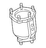 K2BW20500 - Exhaust: Pre-converter for Kia: Sephia, Spectra Image