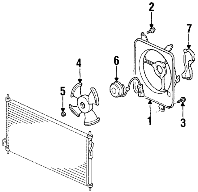 38615P0A000 - : Fan Shroud for Acura Image