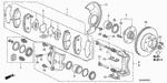 6455SDAA01 - Chassis: SHIM SET, FR. for Honda Image