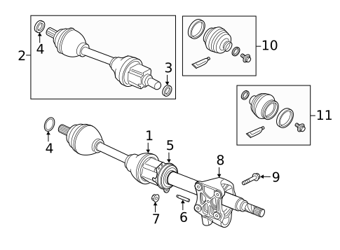 Drive Axles for 2025 Volvo EC40 #8