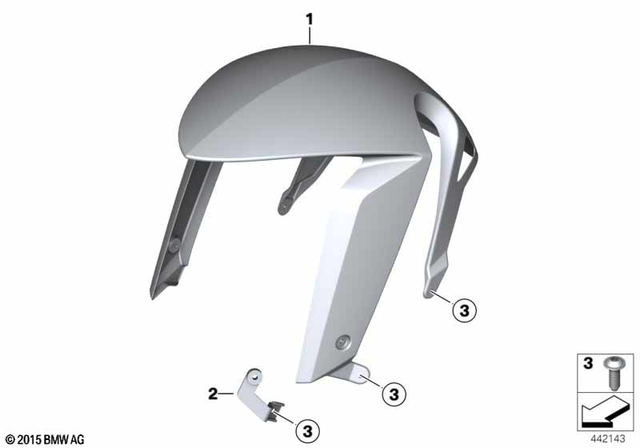 46617712699 - : Wheel Cover for BMW-Motorrad Image