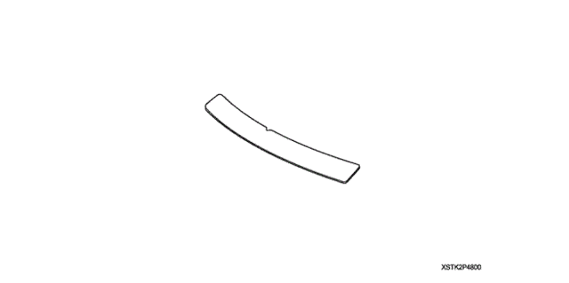 Rear Bumper Applique for 2008 Acura RDX #0
