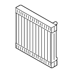 17118484639 - Cooling System: Radiator for BMW: 530i, 540i, 750i, 750i xDrive, Alpina B7, M550i xDrive, M760i xDrive, M850i xDrive, M850i xDrive Gran Coupe, X5 Image