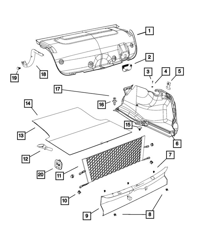 6508302AA - Interior Trim: Screw for Mopar Image