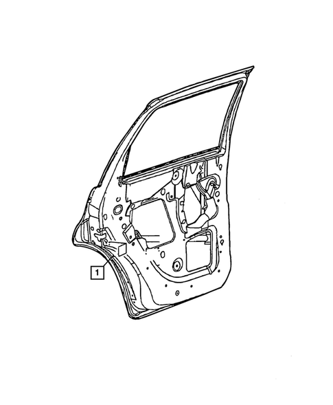 Doors for 2009 Chrysler PT Cruiser #1