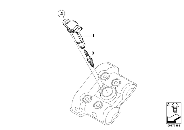 12127710636 - : Spark Plug - Ngk Cr9ekb for BMW-Motorrad Image
