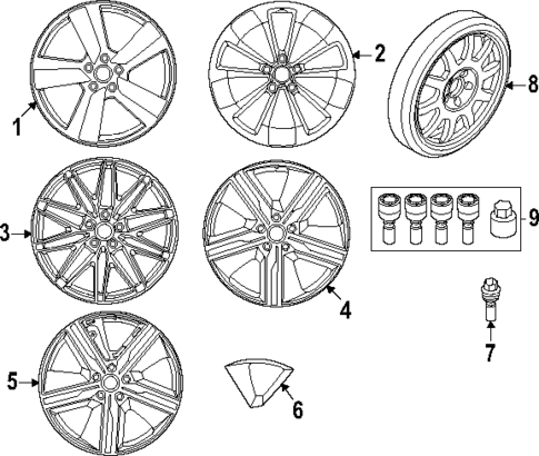 Wheels for 2025 Porsche Macan #0
